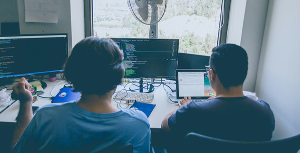 Adult practicing a neutral standing stretch at home